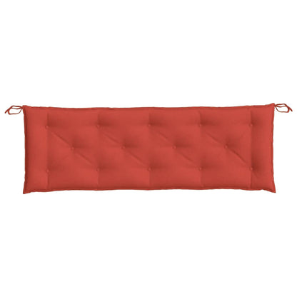 vidaXL Gartenbank-Auflage Melange Rot 150x50x7 cm Stoff
