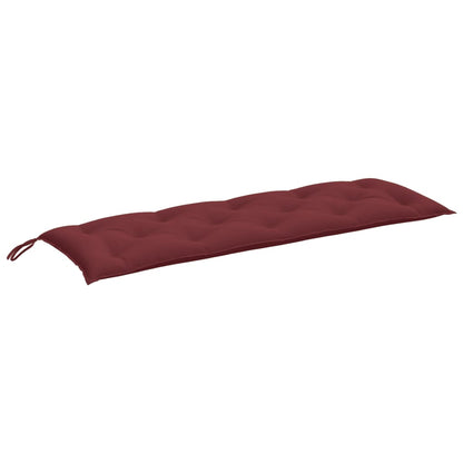 vidaXL Coussin de banc de jardin Melange bordeaux 150x50x7 cm Tissu