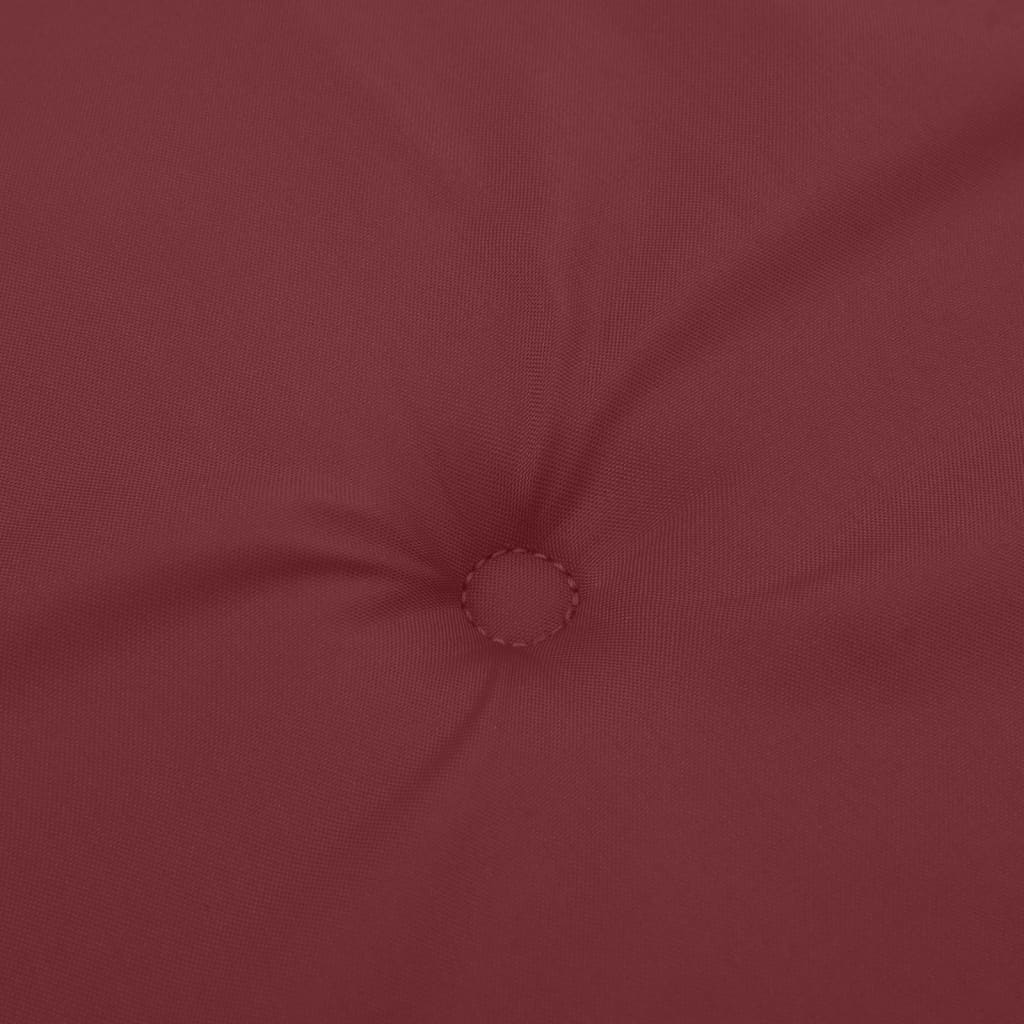 vidaXL Coussin de banc de jardin Melange bordeaux 150x50x7 cm Tissu