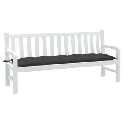 vidaXL Coussin pour banc de jardin mélangé anthracite 180x50x7 cm Tissu
