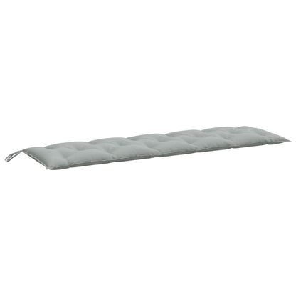 vidaXL Gartenbank-Auflage Melange Hellgrau 180x50x7 cm Stoff