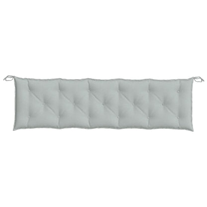 vidaXL Gartenbank-Auflage Melange Hellgrau 180x50x7 cm Stoff