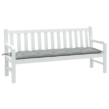 vidaXL Gartenbank-Auflage Melange Hellgrau 180x50x7 cm Stoff