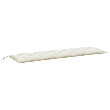 vidaXL Gartenbank-Auflage Melange Creme 180x50x7 cm Stoff
