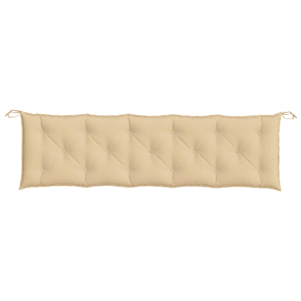 vidaXL Gartenbank-Auflage Melange Beige 180x50x7 cm Stoff