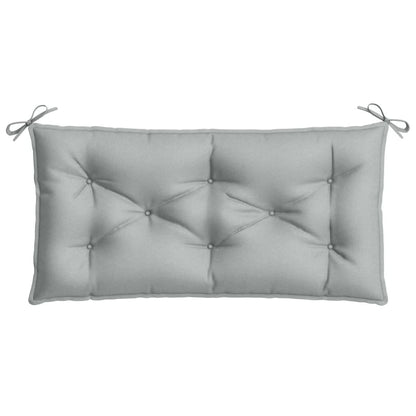 vidaXL Gartenbank-Auflagen 2 Stk. Melange Hellgrau 100x50x7 cm Stoff