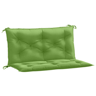 vidaXL Gartenbank-Auflagen 2 Stk. Melange Grün 100x50x7 cm Stoff