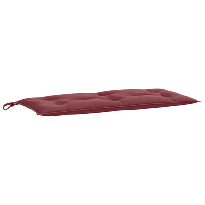 vidaXL Gartenbank-Auflagen 2 Stk. Melange Weinrot 100x50x7 cm Stoff