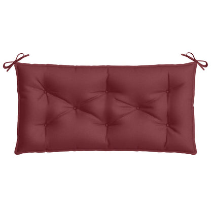 vidaXL Gartenbank-Auflagen 2 Stk. Melange Weinrot 100x50x7 cm Stoff