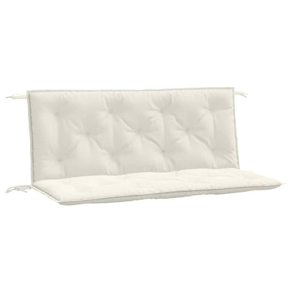 vidaXL Gartenbank-Auflagen 2 Stk. Melange Creme 120x50x7 cm Stoff