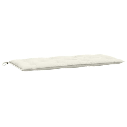 vidaXL Gartenbank-Auflagen 2 Stk. Melange Creme 120x50x7 cm Stoff