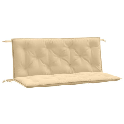 vidaXL Gartenbank-Auflagen 2 Stk. Melange Beige 120x50x7 cm Stoff