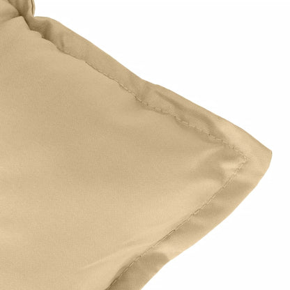 vidaXL Gartenbank-Auflagen 2 Stk. Melange Beige 120x50x7 cm Stoff