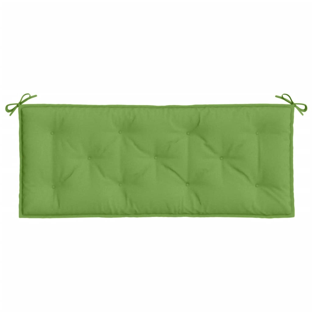 vidaXL Gartenbank-Auflagen 2 Stk. Melange Grün 120x50x7 cm Stoff
