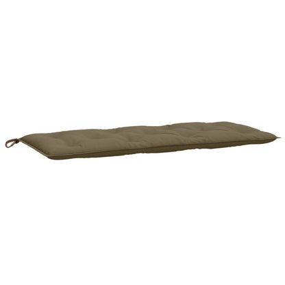 vidaXL Coussins de banc de jardin 2 pcs. Mélange Taupe 120x50x7 cm Tissu