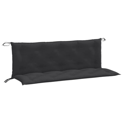 vidaXL Coussins de banc de jardin 2 pcs Mélange anthracite 150x50x7 cm Tissu