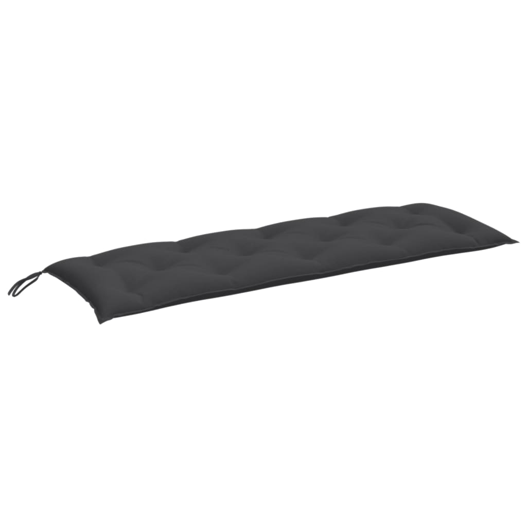 vidaXL Coussins de banc de jardin 2 pcs Mélange anthracite 150x50x7 cm Tissu