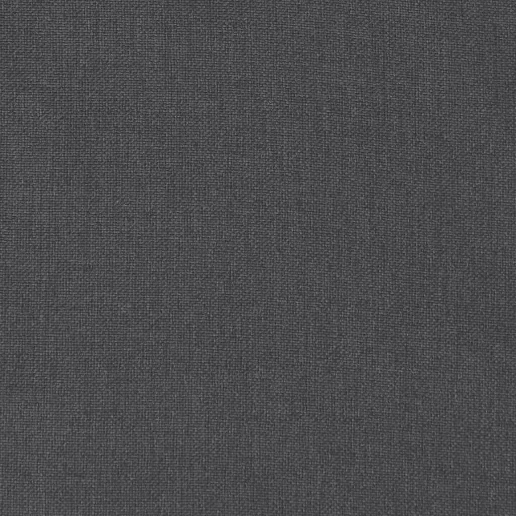 vidaXL Coussins de banc de jardin 2 pcs Mélange anthracite 150x50x7 cm Tissu