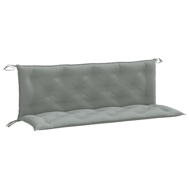 vidaXL Gartenbank-Auflagen 2 Stk. Melange Hellgrau 150x50x7 cm Stoff