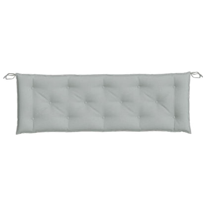 vidaXL Gartenbank-Auflagen 2 Stk. Melange Hellgrau 150x50x7 cm Stoff