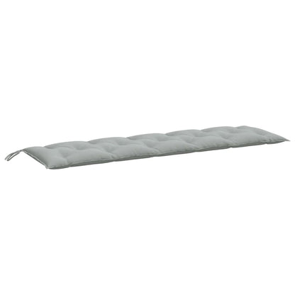 vidaXL Coussins de banc de jardin 2 pcs Mélange Gris clair 180x50x7 cm Tissu