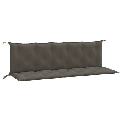 vidaXL Gartenbank-Auflagen 2 Stk. Melange Dunkelgrau 180x50x7 cm Stoff