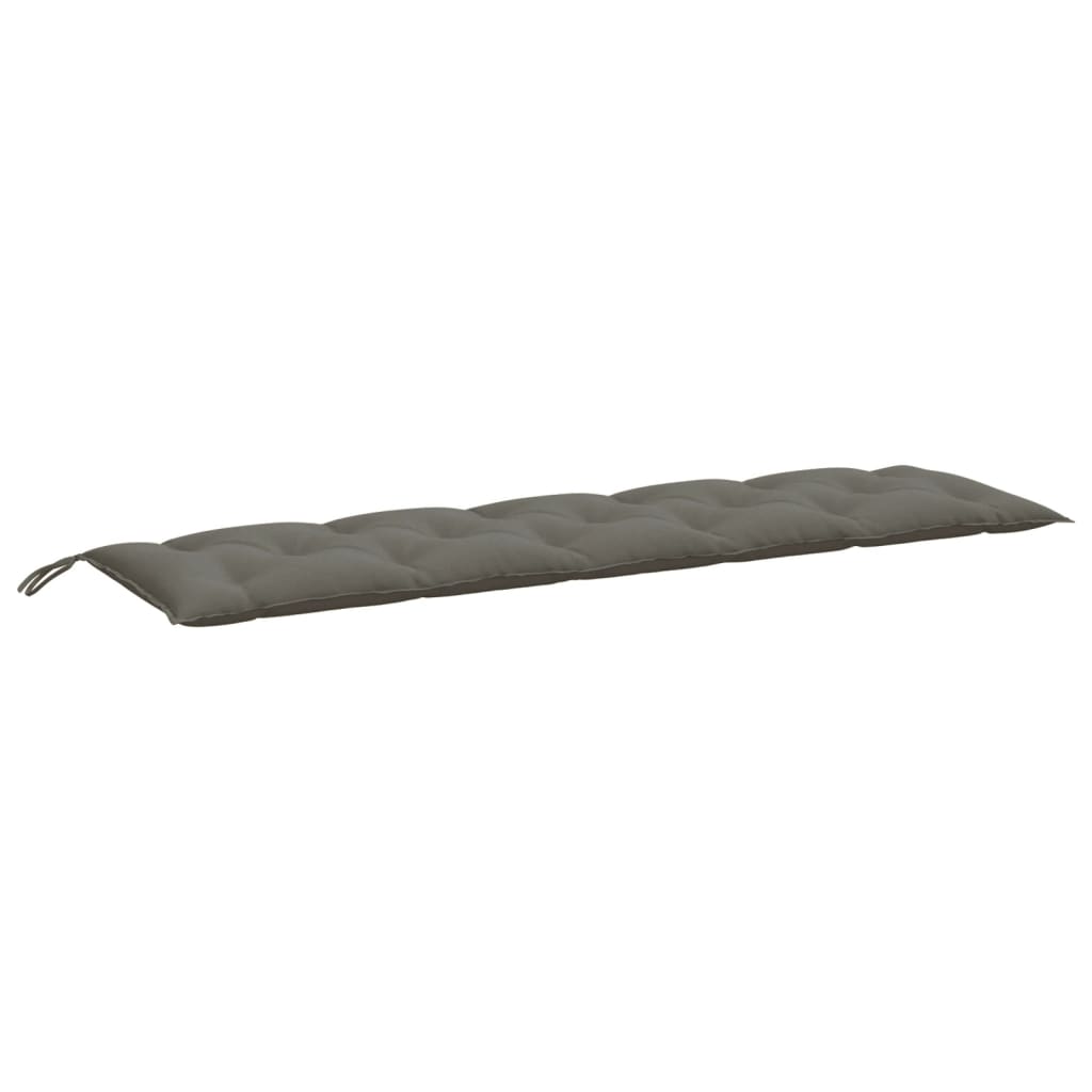 vidaXL Gartenbank-Auflagen 2 Stk. Melange Dunkelgrau 180x50x7 cm Stoff