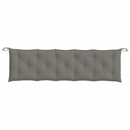 vidaXL Gartenbank-Auflagen 2 Stk. Melange Dunkelgrau 180x50x7 cm Stoff