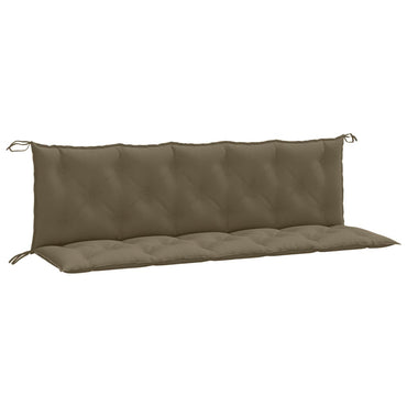 vidaXL Gartenbank-Auflagen 2 Stk. Melange Taupe 180x50x7 cm Stoff