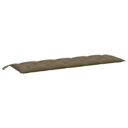 vidaXL Gartenbank-Auflagen 2 Stk. Melange Taupe 180x50x7 cm Stoff