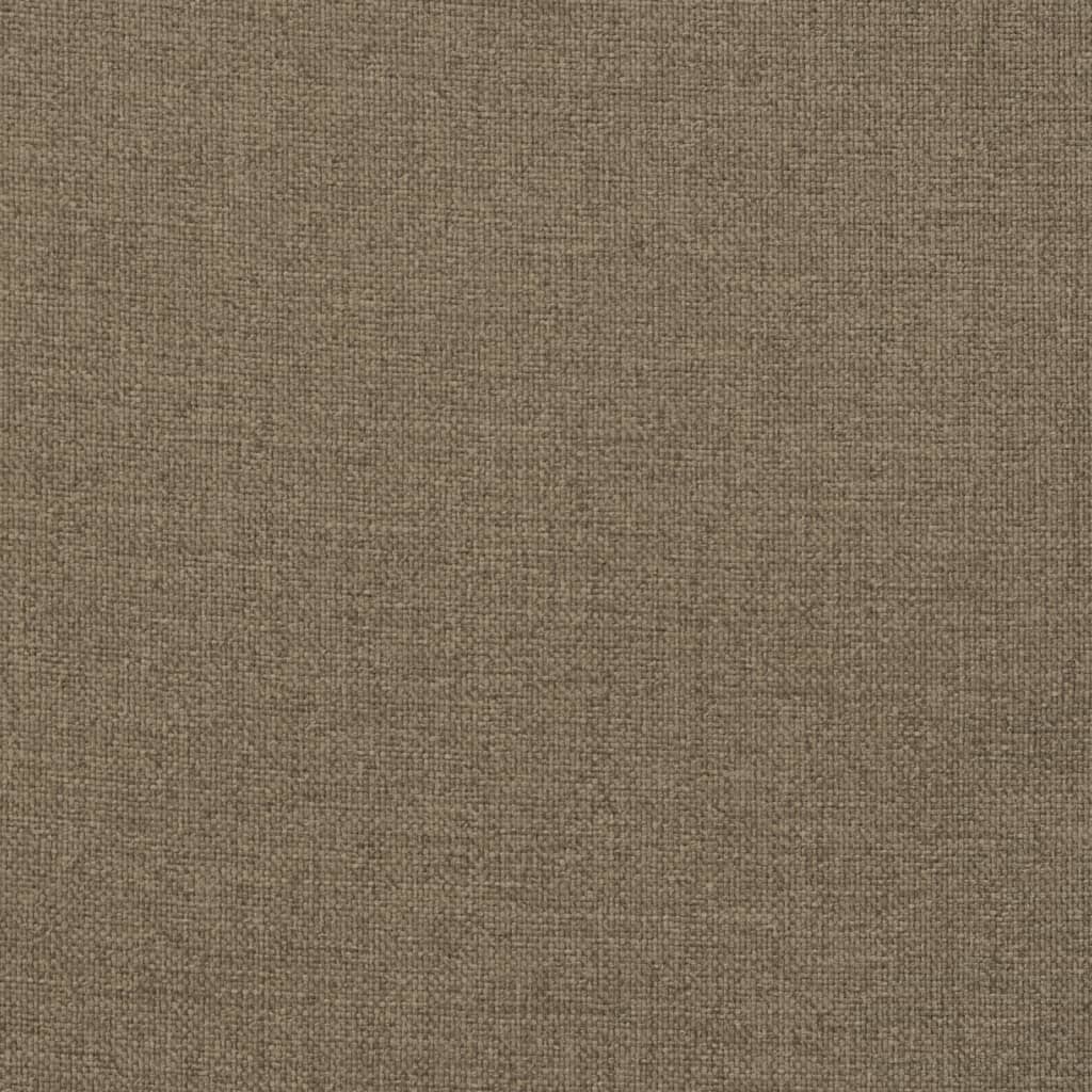 vidaXL Gartenbank-Auflagen 2 Stk. Melange Taupe 180x50x7 cm Stoff