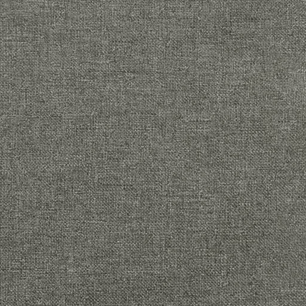 vidaXL Coussins de banc de jardin 2 pcs Mélange gris foncé 200x50x7 cm Tissu