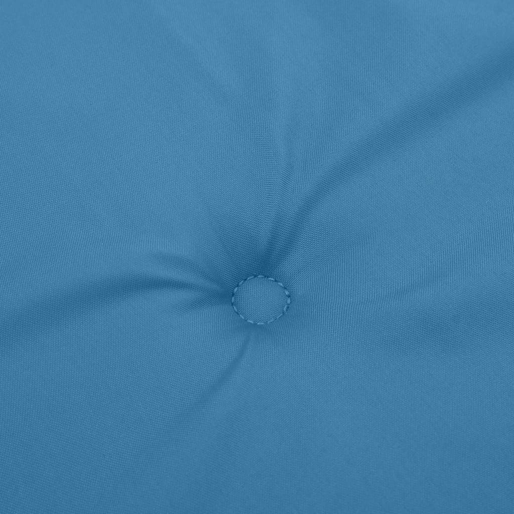 vidaXL Gartenbank-Auflagen 2 Stk. Melange Blau 200x50x7 cm Stoff