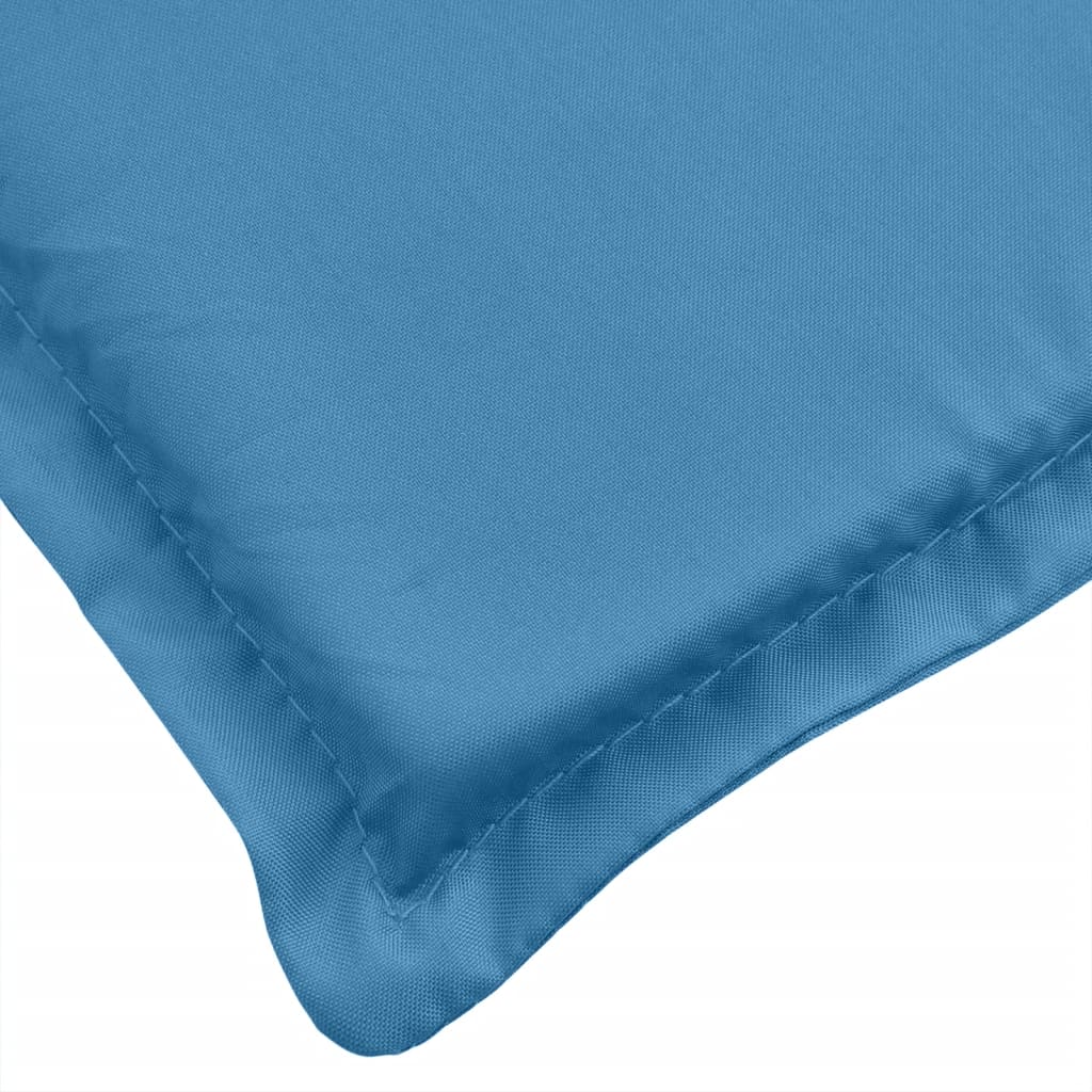 vidaXL Gartenbank-Auflagen 2 Stk. Melange Blau 200x50x7 cm Stoff