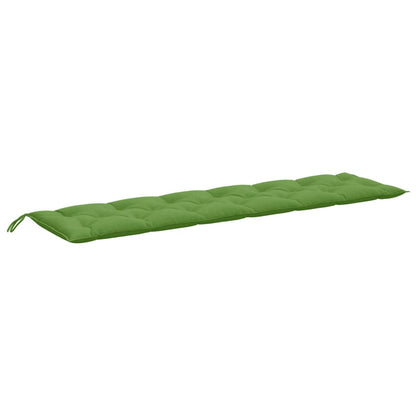 vidaXL Gartenbank-Auflagen 2 Stk. Melange Grün 200x50x7 cm Stoff