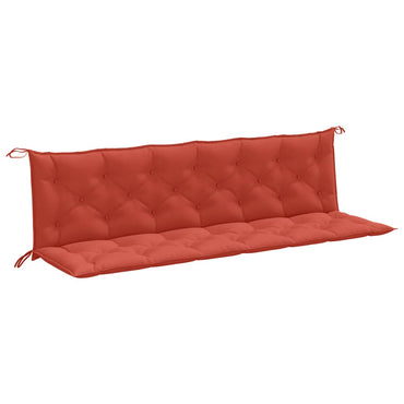 vidaXL Gartenbank-Auflagen 2 Stk. Melange Rot 200x50x7 cm Stoff