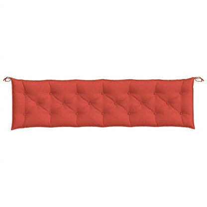 vidaXL Gartenbank-Auflagen 2 Stk. Melange Rot 200x50x7 cm Stoff