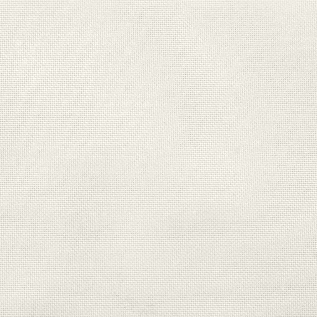 vidaXL Palettenkissen 2-tlg. Melange Creme Stoff