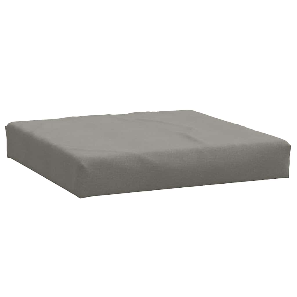 vidaXL Coussins de palette 3 pcs. Tissu chiné gris foncé