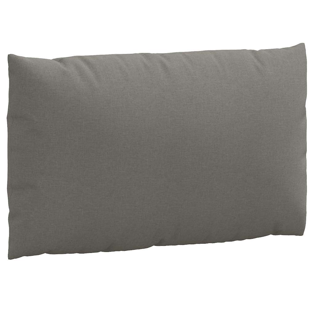vidaXL Coussins de palette 3 pcs. Tissu chiné gris foncé