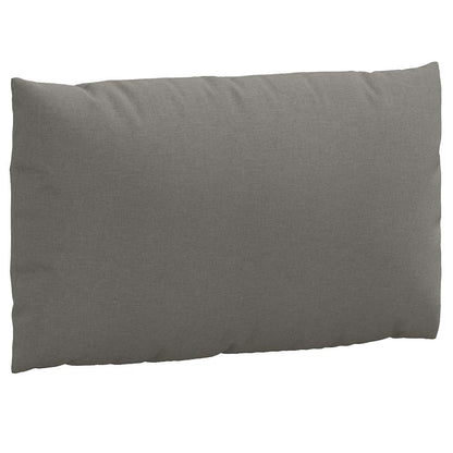 vidaXL Coussins de palette 3 pcs. Tissu chiné gris foncé
