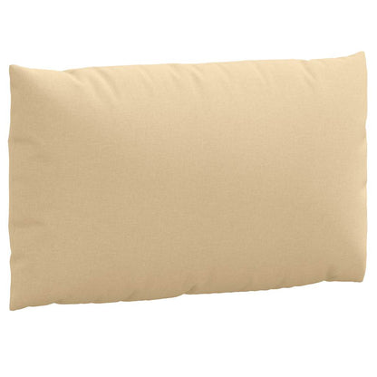vidaXL Palettenkissen 3-tlg. Melange Beige Stoff