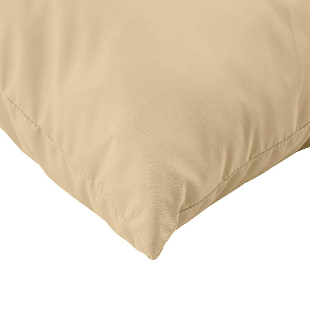 vidaXL Palettenkissen 3-tlg. Melange Beige Stoff