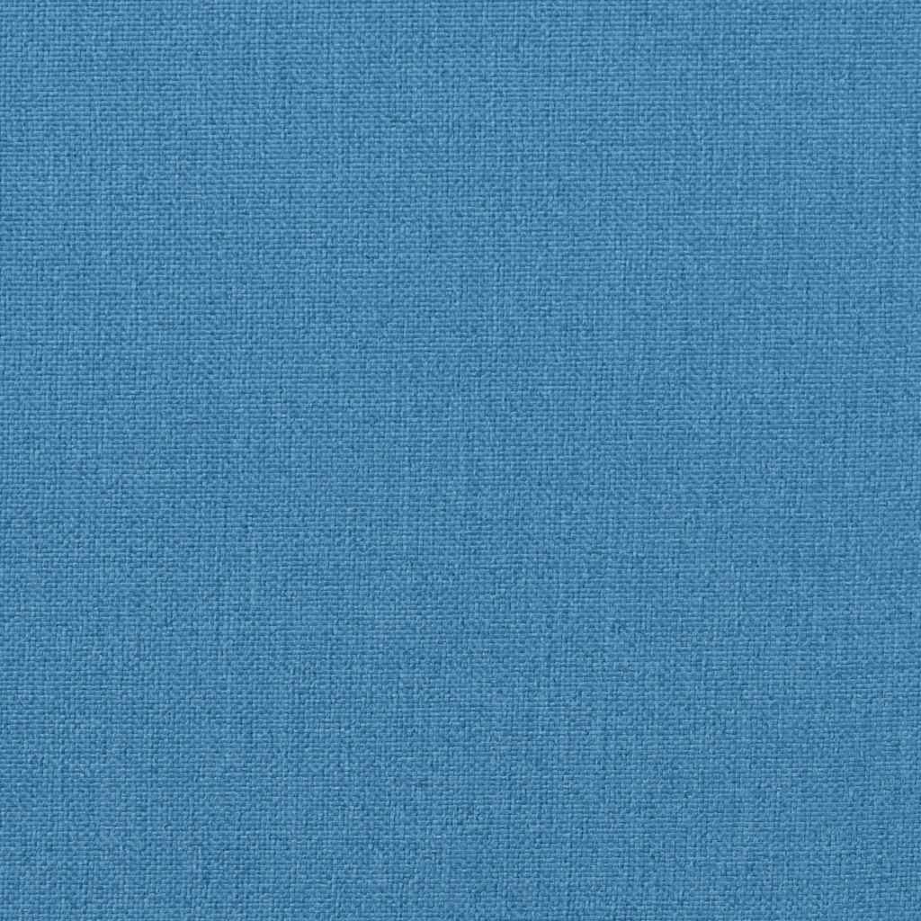 vidaXL Palettenkissen 3-tlg. Melange Blau Stoff
