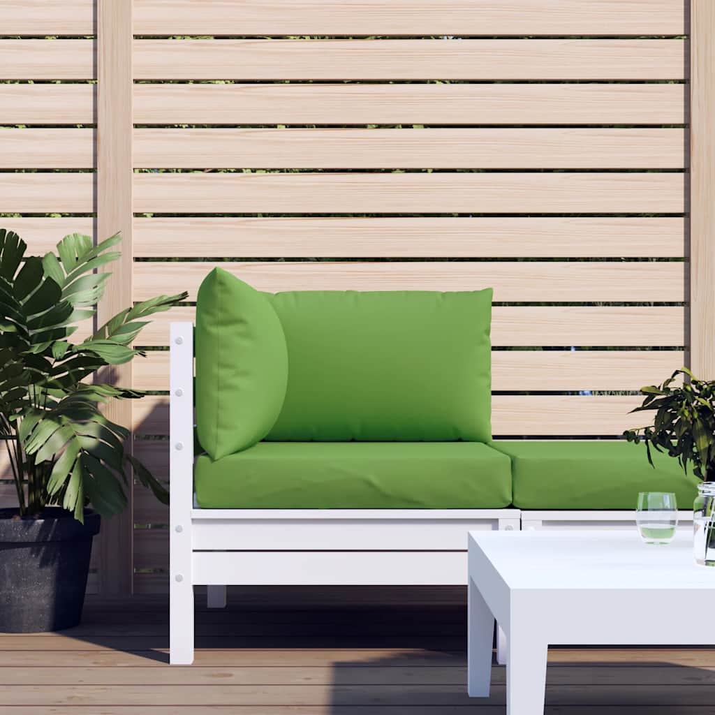 vidaXL Coussins de palette 3 pcs. Tissu vert mélangé
