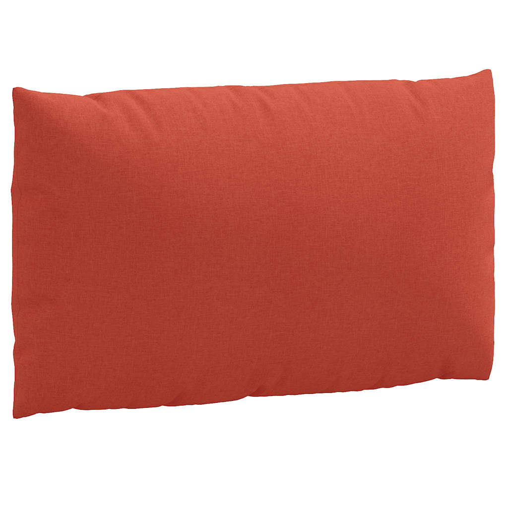vidaXL Palettenkissen 3-tlg. Melange Rot Stoff