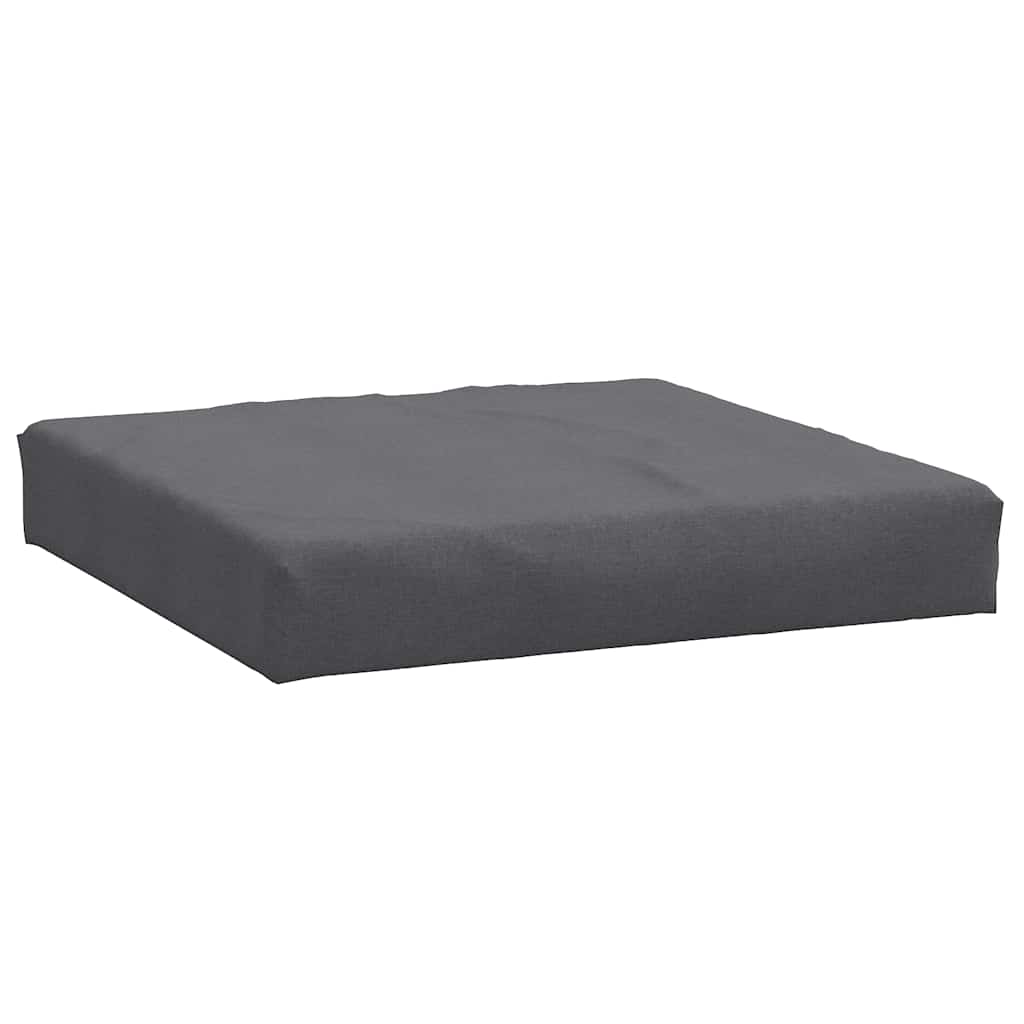 vidaXL Coussin de palette Mélange anthracite 60x60x9,5 cm Tissu