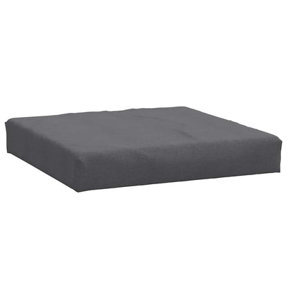 vidaXL Coussin de palette Mélange anthracite 60x60x9,5 cm Tissu