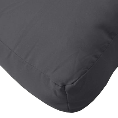 vidaXL Coussin de palette Mélange anthracite 60x60x9,5 cm Tissu