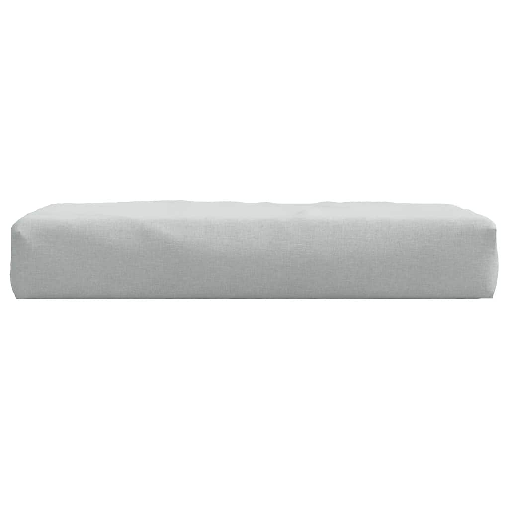 vidaXL Palettenkissen Melange Hellgrau 60x60x9,5 cm Stoff